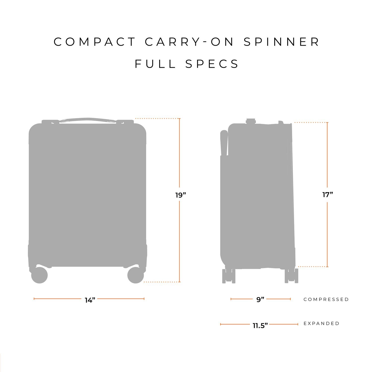 Compact 19 Carry-On Expandable Spinner - Image 18